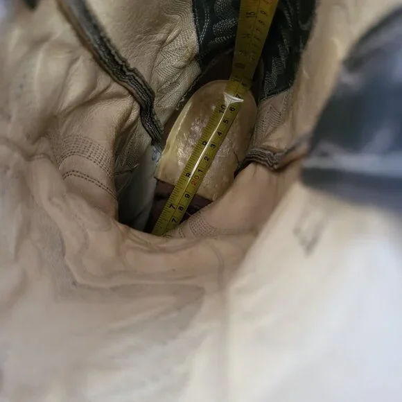 Justin Pre Ban Ant Eater Western Cowboy Boots Men's Size 8.5 D - Picture 14 of 16